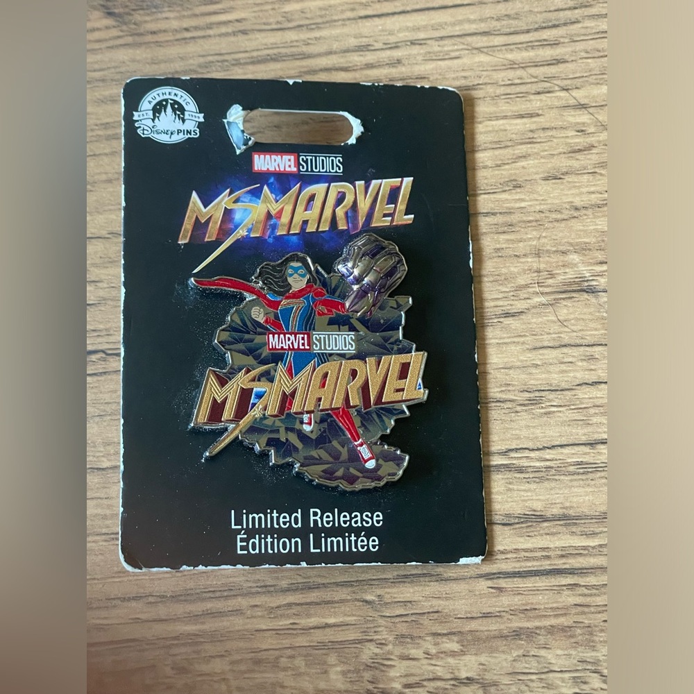 Ms Marvel Disney trading pin